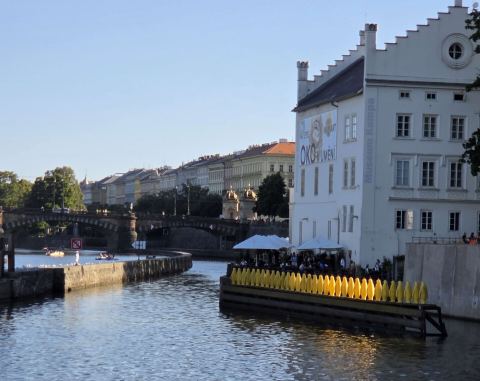 Prague from the deck