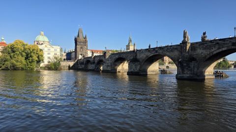 Prague from the deck