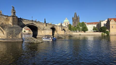 Prague from the deck