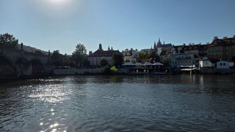 Prague from the deck
