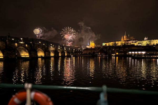 Silvester auf dem Dampfer